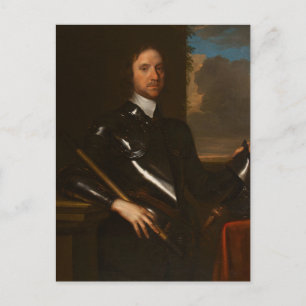 Oliver Cromwell by Robert Walker Postcard