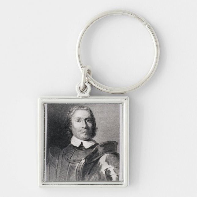 Oliver Cromwell , Lord Protector of England Key Ring (Front)