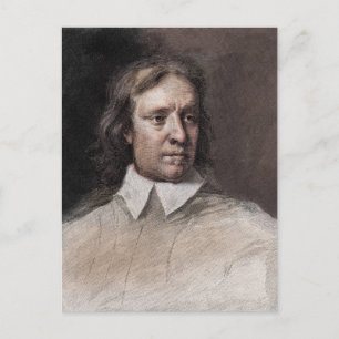 Oliver Cromwell Portrait Postcard