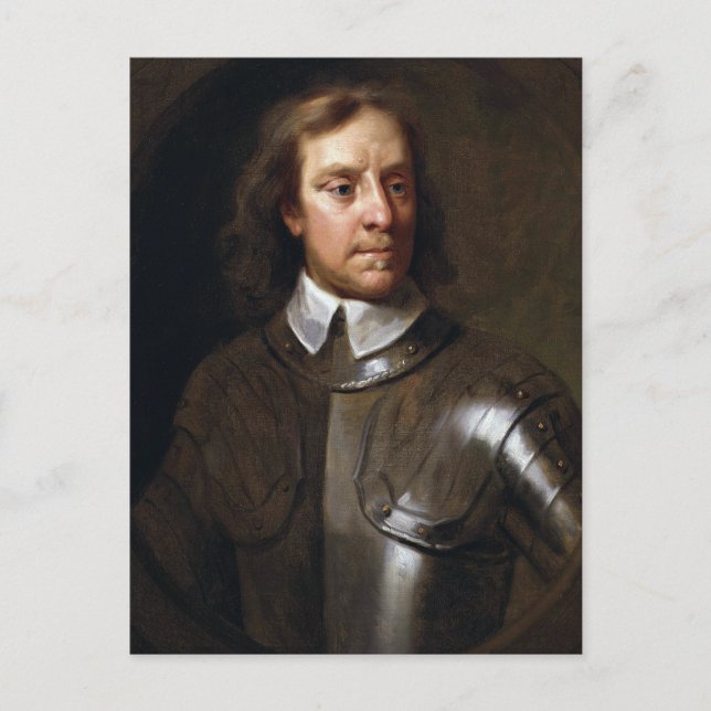 Oliver Cromwell Postcard (Front)