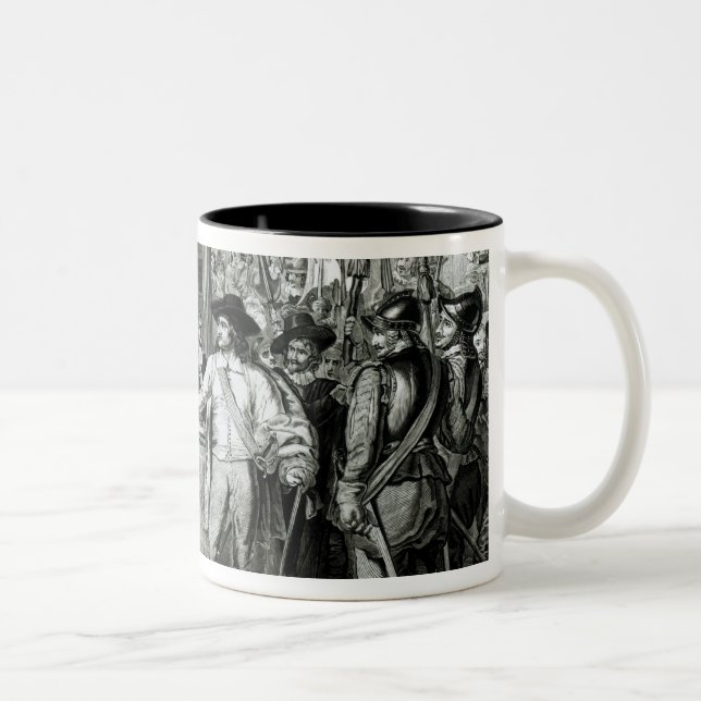 Oliver Cromwell Two-Tone Coffee Mug (Right)