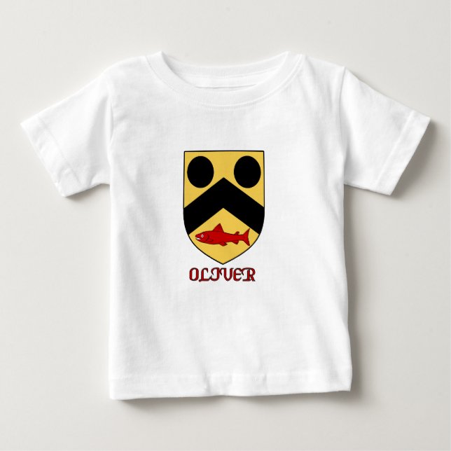 Oliver Family Shield Baby T-Shirt (Front)