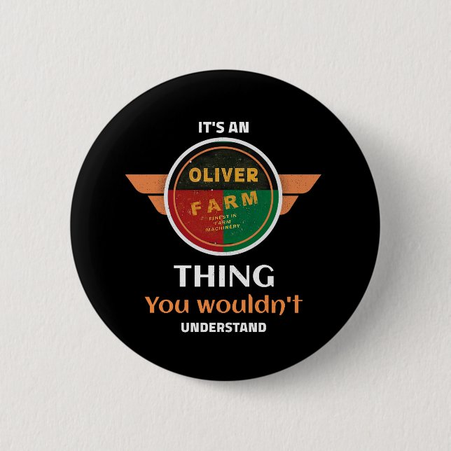 OLIVER farming Button (Front)