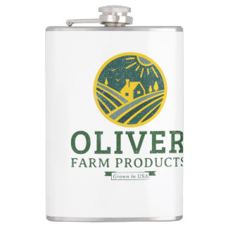Oliver Farming Hip Flask