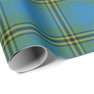 Oliver Hunting Tartan Wrapping Paper