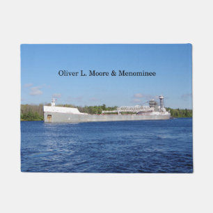 Oliver L. Moore & Menominee door mat