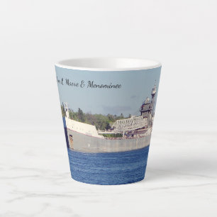 Oliver L. Moore & Menominee latte mug