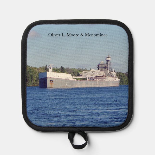 Oliver L. Moore & Menominee pot holder (Front)
