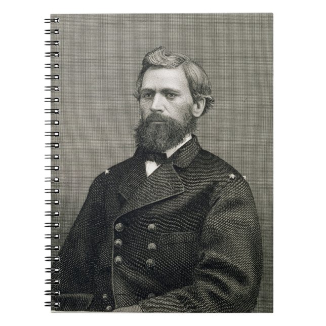 Oliver Otis Howard (1830-1909), engraved by Robert Notebook (Front)