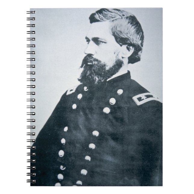 Oliver Otis Howard (b/w photo) Notebook (Front)