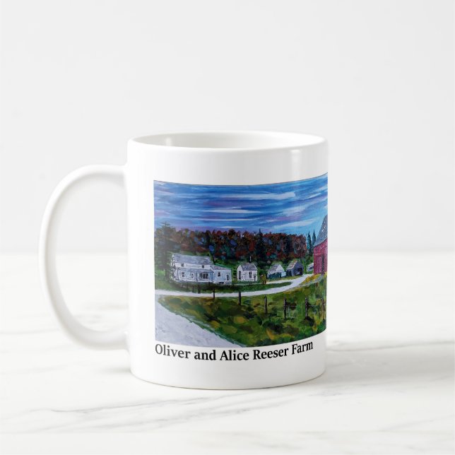 Oliver Reeser Farm Coffee Mug (Left)