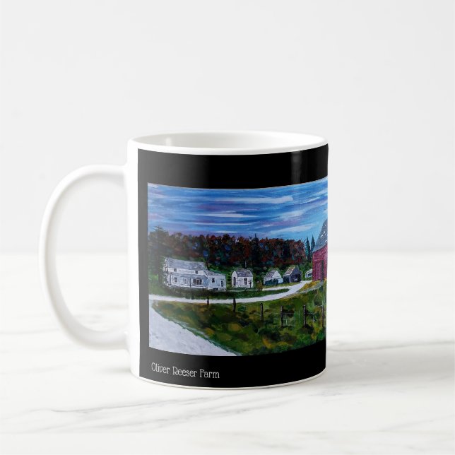 Oliver Reeser Farm Coffee Mug (Left)