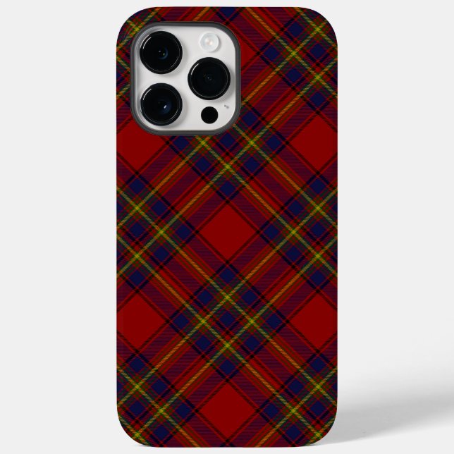 Oliver tartan red yellow blue plaid Case-Mate iPhone case (Back)