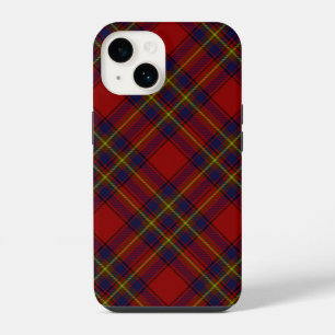 Oliver tartan red yellow blue plaid iPhone 14 case