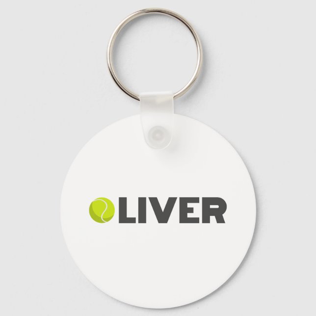 Oliver Tennis Key Ring (Front)