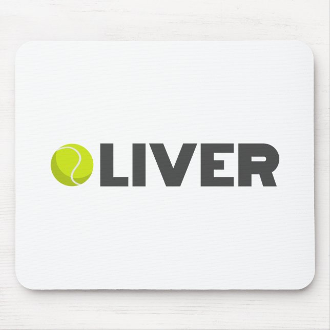 Oliver Tennis Mouse Pad (Front)