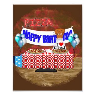Oliver The Otter is 6 Years Old! Happy Birthday Photo Print
