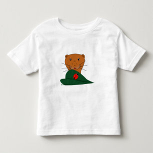 Oliver The Otter Studies a Ladybug  Toddler T-Shirt