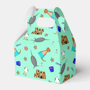 Oliver The Otter Summer Beach Vacation Pattern Favour Box