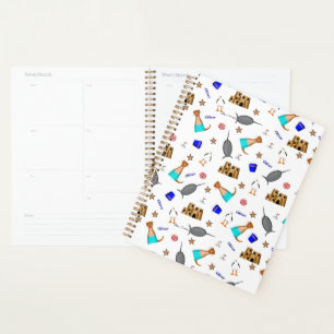 Oliver The Otter Summer Beach Vacation Pattern Planner