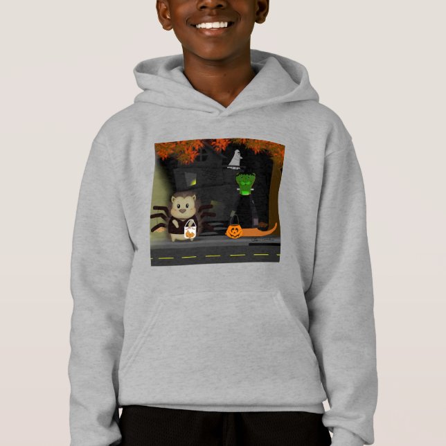 Oliver The Otter Trick or Treating with his Friend (Front)