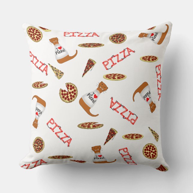 Oliver The Otters Birthday Party Deconstructed Pat Cushion (Front)