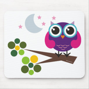 oliver, the owl mouse pad