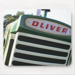Oliver tractor decal colourful mousepad gift idea