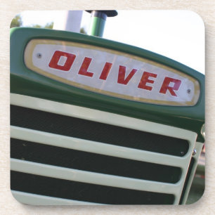 Oliver tractor farm equipment coaster gifts