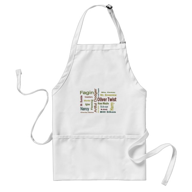 Oliver Twist Characters Standard Apron (Front)