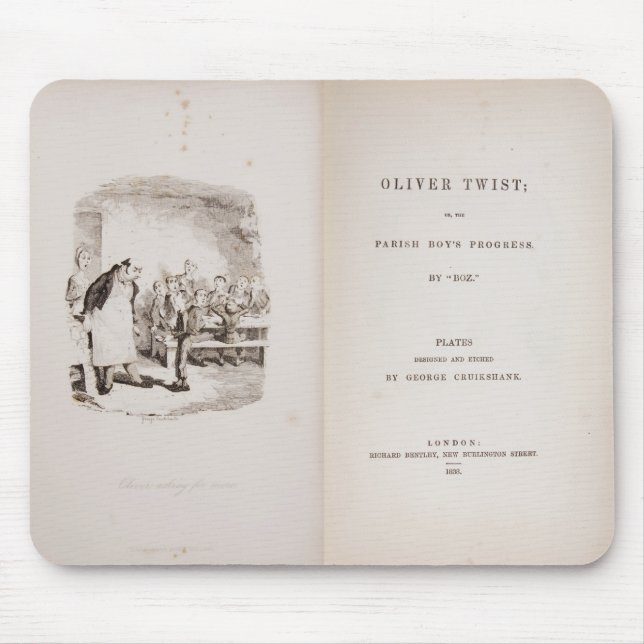 Oliver Twist Mouse Pad (Front)