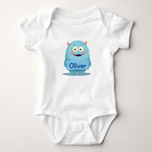 Oliver's Monstrous Pal Baby Bodysuit