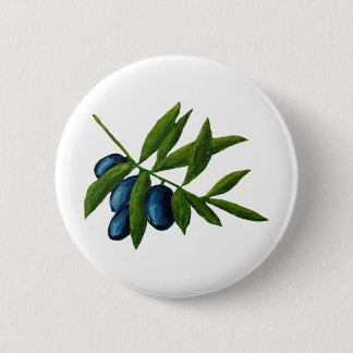 olives 6 cm round badge