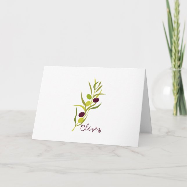 Olives Card (Front)