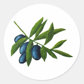 olives classic round sticker