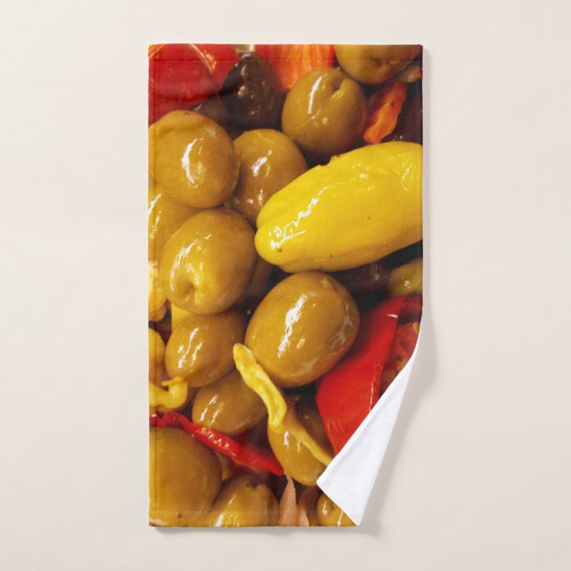 Olives Hand Towel (Hand Towel)