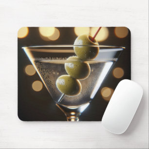 Olives In a Martini Mouse Pad