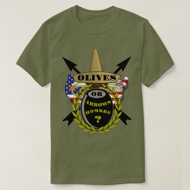 Olives or Arrows Hombre T-Shirt (Design Front)