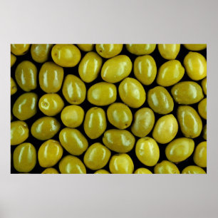 Olives texture poster