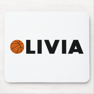 Olivia Basketball Mouse Pad