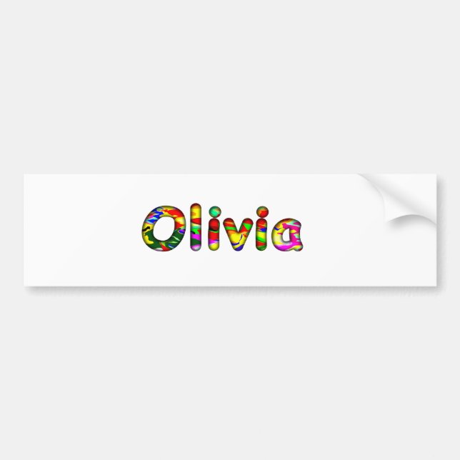 Olivia Bumper Sticker (Front)