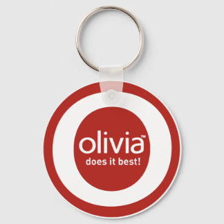 "Olivia does it best" Key Ring