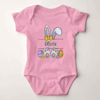 Olivia Easter Bunny Baby Bodysuit