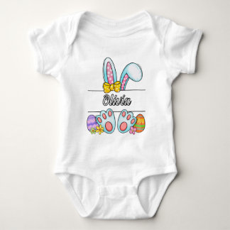 Olivia Easter Bunny Baby Bodysuit