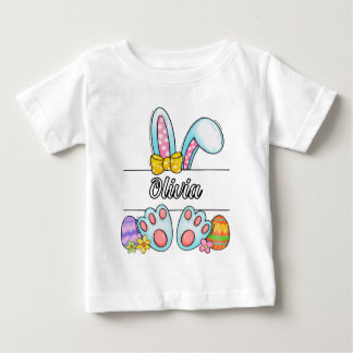 Olivia Easter Bunny Baby T-Shirt