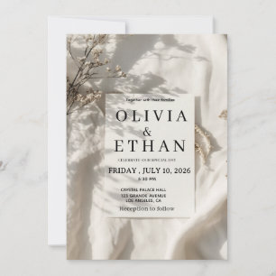 Olivia & Ethan Wedding Invitation