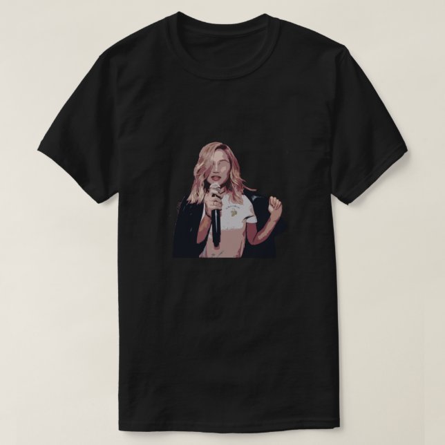 Olivia Holt Minimalist Fitted Scoop T-Shirt (Design Front)