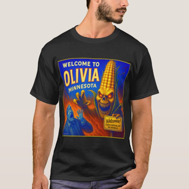 OLIVIA, MINNESOTA T-SHIRT. T-Shirt (Front)