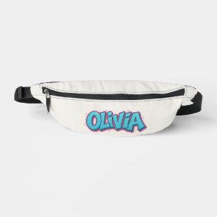 Olivia Name Art Bum Bags