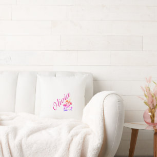 Olivia Name Personalised Cushion